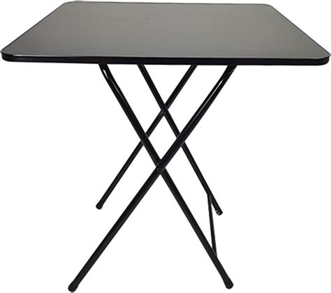 Hesitroad Foldable Table,Foldable Dinner Table Square Solid MDF 4 ...