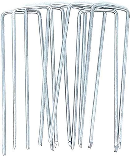 Gardenprime 200x 11 Gauge Galvanized Landscape Staples U Shaped Garden ...