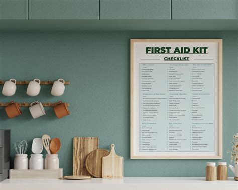 First Aid Checklist 的图像结果