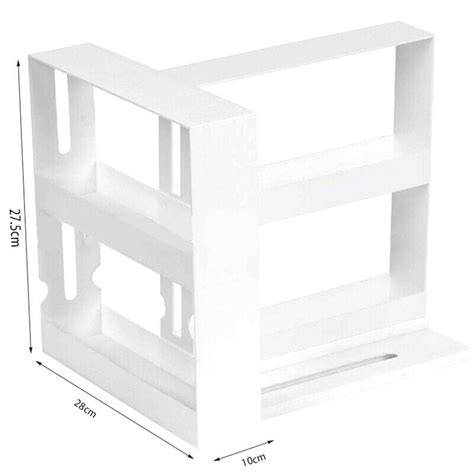 Rotating Shelf Spice Organizer Slide Kitchen Cabinet Cupboard Storage ...