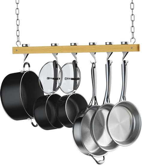 Amazon.com: KES Hanging Pot Rack Ceiling Mount, Pot and Pan Rack, Pot ...