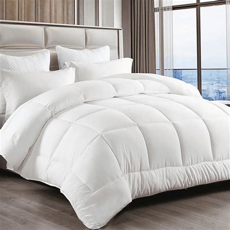 EMONIA Queen Comforter Duvet Insert, All Season Quilted Down ...