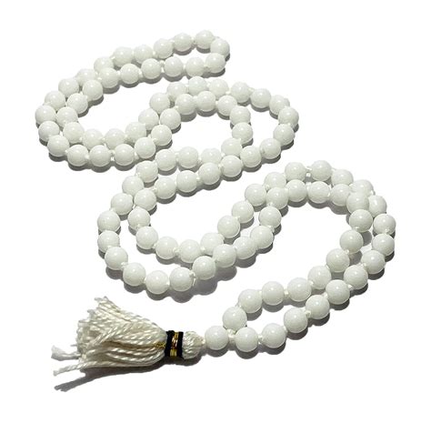 Buy MAHANT JI Natural & Original Precious AAA+ Quality 108 + 1 White ...