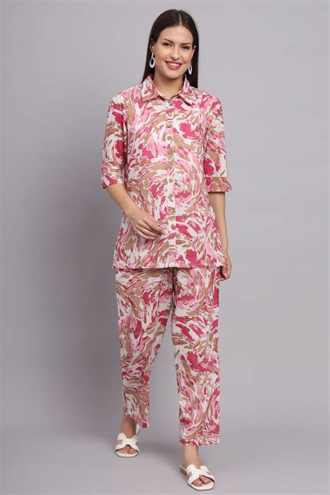 Lavender Abstract Co-ord Set