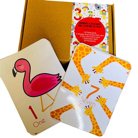 Number Flashcards and counting activity – Zooplay India