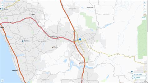 Escondido, California Map
