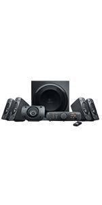 Logitech Z906 5.1 Bluetooth Surround Sound Speaker System, THX, Dolby ...