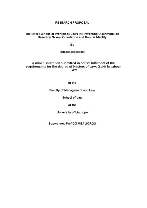 Image result for LLM Research Proposal Example