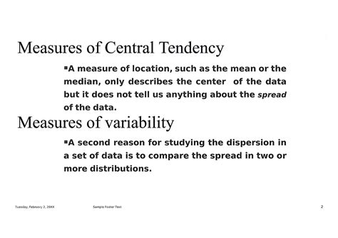 SOLUTION: Ch 3 descriptive statistics measure of variability 1 - Studypool