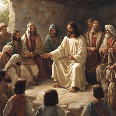 Jesus Teaching His Disciples Clipart
