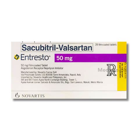 ENTRESTO Sacubitril / Valsartan Sodium 24.3mg / 25.7mg Film-Coated ...