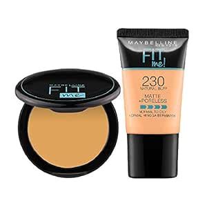 Buy Maybelline New York Liquid Foundation + Compact Powder For All Skin ...