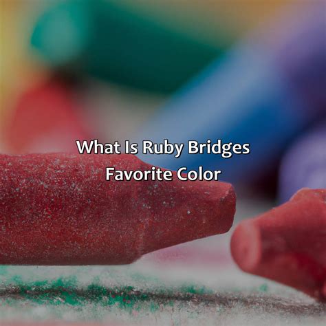What Is Ruby Bridges Eye Color at Pam Kirkland blog