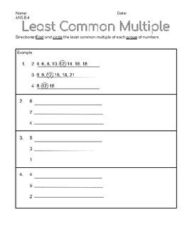 Image result for LCM Worded Problems