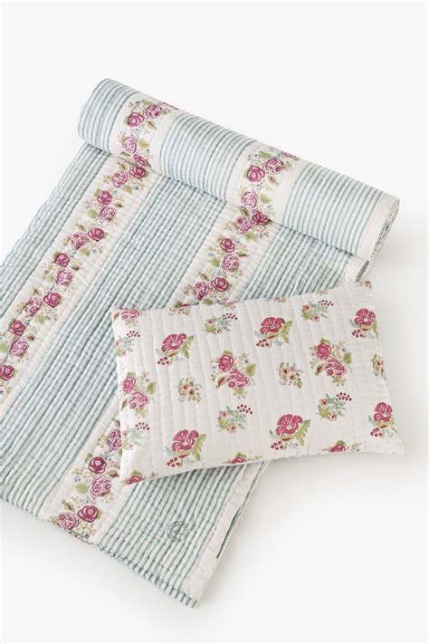 Set Of 2- Gulbahar Printed Cotton Muslin Junior Tulai