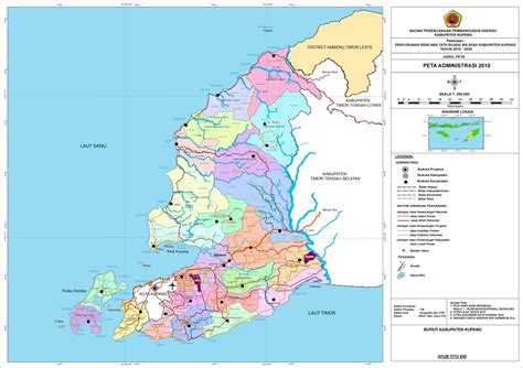 Map Of Kupang Indonesia