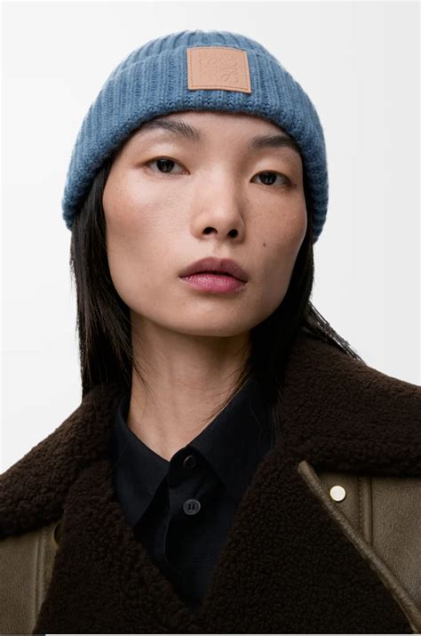 Beanie in cashmere Blue - LOEWE