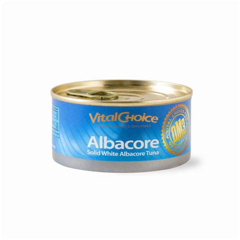 Vital Choice Albacore Tuna Can 6-Pack – Natural, Wild-Caught Canned ...