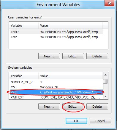 Image result for Java Path Windows 7