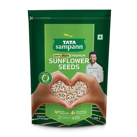 Tata Sampann Premium Sunflower Seeds | Rich in Vitamin E, Protein ...