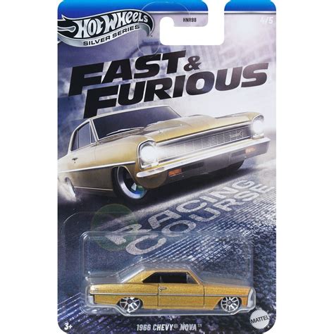 Mattel Hot Wheels Fast & Furious Car, -Themed Toy Car Silver Series ...
