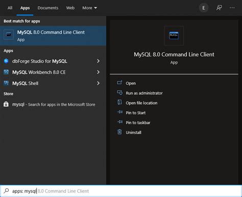 Command Line Client 的图像结果