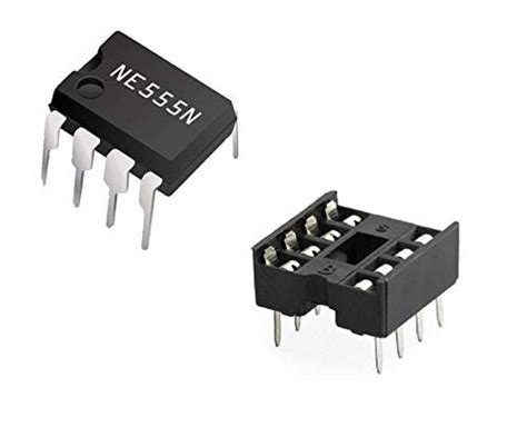 ESPtronics 10 Pcs NE555P DIP-8 555 Ic with Base Timer-Based IC 8 Pin ...