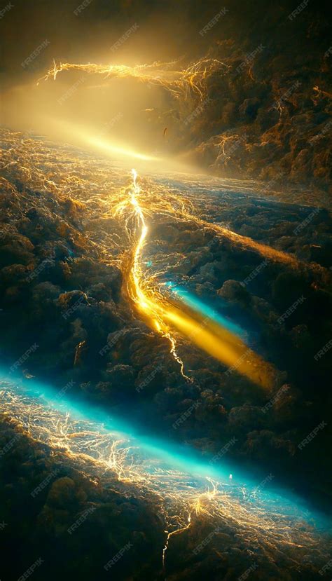 A river in the sky | Premium AI-generated image