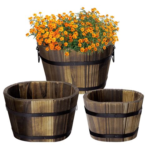 Wine Barrel Planters