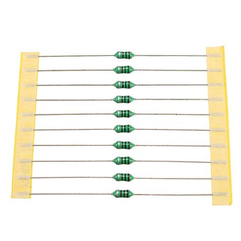 1mH 1/2W 0410 Color Ring Axial Lead Type Inductor - (10 Pieces Pack ...
