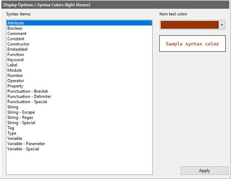 Image result for Syntax Colors