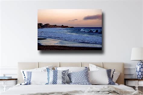 Santa Cruz Sunset Photo Print, Santa Cruz Waves Art, California Sunset ...
