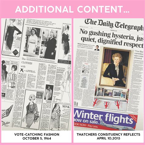 Margaret Thatcher Daily Telegraph Personalised Deluxe History Book By Historic Newspapers