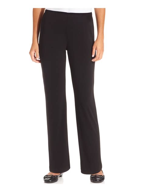 NY COLLECTION Womens Black Straight leg Pants Petites PXL - Walmart.com