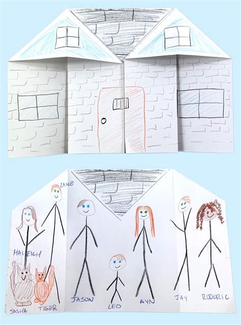 How to Make Paper House File Folder 的图像结果