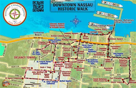 Nassau Historic Walking Tour And New Providence Island Bahamas Maps ...