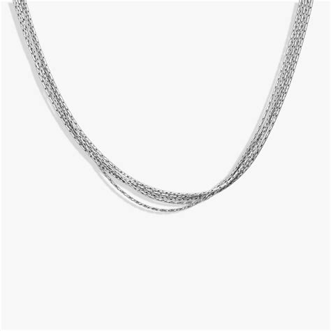 Layered High-Polish Chain – Just Silver