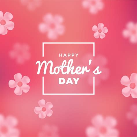 Moederdag wazig ontwerp | Premium Vector