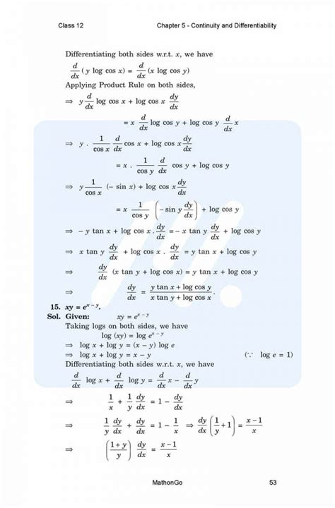 Image result for Class 12 Chpter 5 NCERT Dowloads PDF