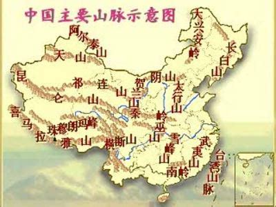 中国山脉地图高清版 中国地图立体沙盘_中国三维立体地形图
