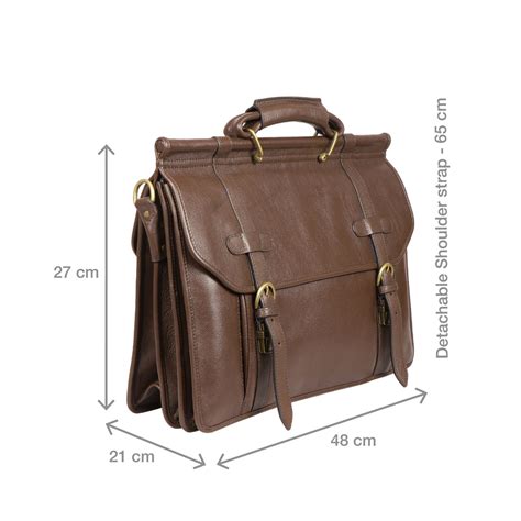 Buy Brown Roma Briefcase Online - Hidesign