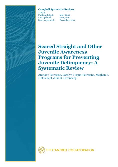 Image result for Scared Straight Program for Kids