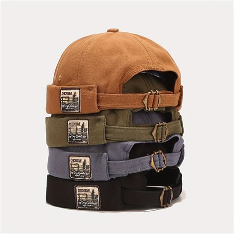 Vintage Docker Cap Brimless Hat Retro Sailor Hip Hop Hat – CRAZE