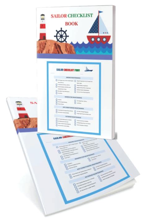 Sailor Checklist Book Boat Checklist Form | Desertcart INDIA