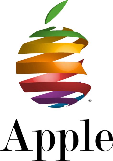 Rainbow Apple Logos