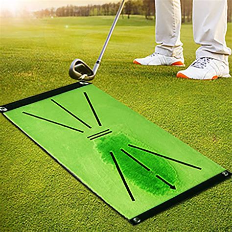 Amazon.com : Golf Training Mat for Swing Detection, Premium Velvet Golf ...