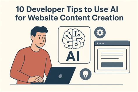 10 Developer Tips to Use AI for Website Content Creation