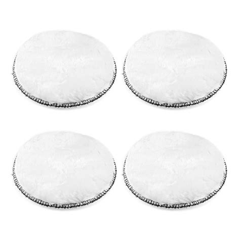 sourcing map 5" Wool Polishing Pad Hook and Loop Buffing Wheel for ...