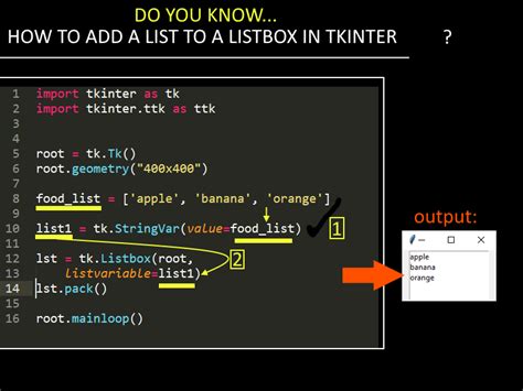Image result for Python Tkinter ListBox