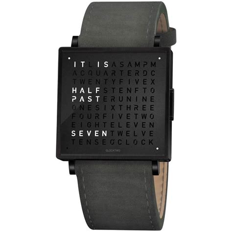 Buy Qlocktwo W 35mm Black Anthracite at Amazon.in